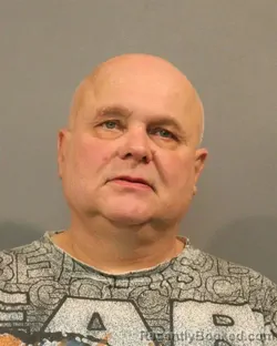 Mugshot of Charles Raymond Sears booked in Lake County, Indiana on August 26, 2026