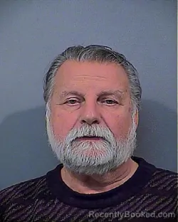 Mugshot of George Michael Saliek booked in Lake County, Indiana on September 3, 2026