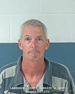 Mugshot of BRADLEY STEVEN GOSS booked in Lawrence County, Indiana on July 28, 2026