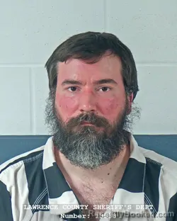 Mugshot of DANNY WALL booked in Lawrence County, Indiana on April 22, 2026