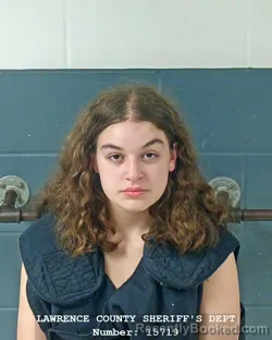 Mugshot of SADIE DAWN FODDRILL booked in Lawrence County, Indiana on May 17, 2026