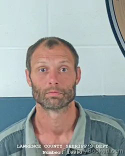 Mugshot of MATTHEW WILLIAM JORDAN booked in Lawrence County, Indiana on May 7, 2026