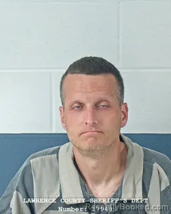 Mugshot of Michael Elliott Langley booked in Lawrence County, Indiana on August 31, 2026