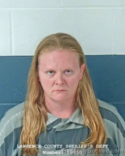 Mugshot of Brittany Michelle Carter booked in Lawrence County, Indiana on October 22, 2026