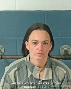 Mugshot of KACRISSA JO LINTZ booked in Lawrence County, Indiana on June 22, 2026