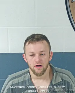 Mugshot of CODY MICHAEL FELTNER booked in Lawrence County, Indiana on March 23, 2026