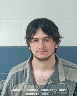 Mugshot of COLE REGAN DENNIS booked in Lawrence County, Indiana on March 20, 2026