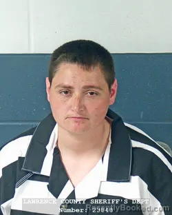 Mugshot of KALA LEANNE PHEYLAN booked in Lawrence County, Indiana on April 24, 2026