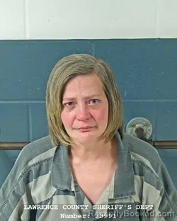 Mugshot of MANDY JO HEINZ booked in Lawrence County, Indiana on March 25, 2026