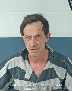 Mugshot of GEORG RATHBURN booked in Lawrence County, Indiana on March 25, 2026