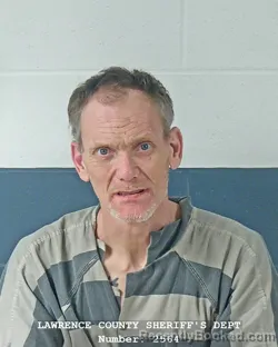 Mugshot of KEVIN WESLEY DIEHL booked in Lawrence County, Indiana on March 22, 2026