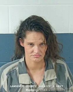 Mugshot of LINDSAY DANIELLE ROBINSON booked in Lawrence County, Indiana on May 27, 2026