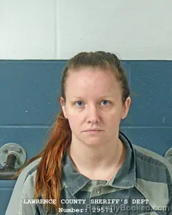 Mugshot of JACKLYN RAE WALLACE booked in Lawrence County, Indiana on May 29, 2026