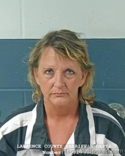 Mugshot of MICHELLE RENEE TAYLOR booked in Lawrence County, Indiana on May 9, 2026
