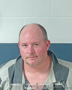 Mugshot of CODY LEE STRICKLER booked in Lawrence County, Indiana on March 31, 2026