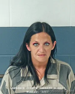 Mugshot of WHITNEY LEE KELLEY booked in Lawrence County, Indiana on July 16, 2026