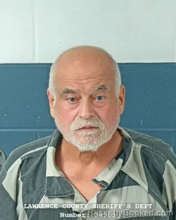 Mugshot of Ricky L Edwards booked in Lawrence County, Indiana on September 7, 2026