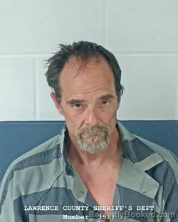Mugshot of Eric J Kern booked in Lawrence County, Indiana on August 17, 2026