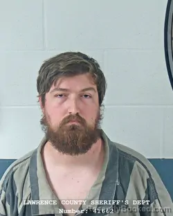 Booking photo from Lawrence County, Indiana