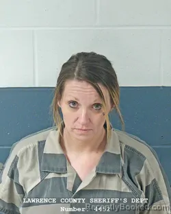 Mugshot of KATHY LYNN MARTIN booked in Lawrence County, Indiana on March 20, 2026