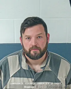 Mugshot of CHRISTOPHER LEE SIMMONS booked in Lawrence County, Indiana on March 15, 2026