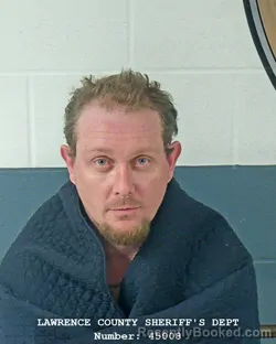 Mugshot of JONATHAN DEATON booked in Lawrence County, Indiana on March 15, 2026