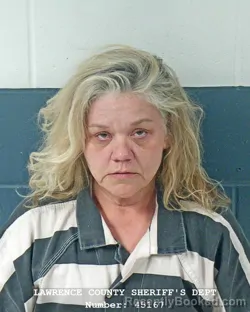 Mugshot of RACQUEL LEE HUDSON booked in Lawrence County, Indiana on May 30, 2026
