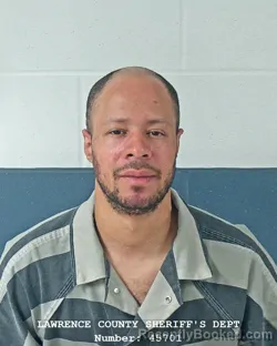 Mugshot of MICHAEL KILEY THOMPSON booked in Lawrence County, Indiana on March 19, 2026