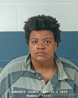 Mugshot of EMILY JUDITH BROWN booked in Lawrence County, Indiana on March 30, 2026