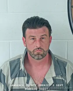 Mugshot of DARIN WIMSATT booked in Lawrence County, Indiana on April 2, 2026