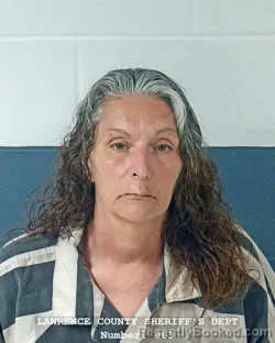 Mugshot of KRISTY MICHELLE FOUNTAIN booked in Lawrence County, Indiana on April 23, 2026