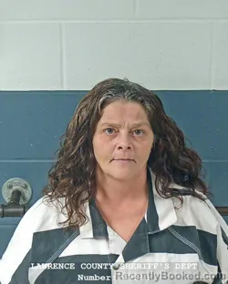 Booking photo from Lawrence County, Indiana