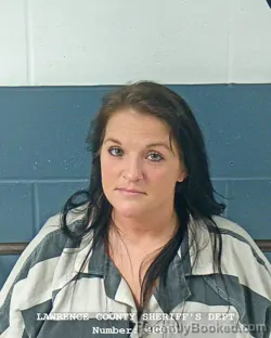 Mugshot of BRITTANY CAROL FISH booked in Lawrence County, Indiana on March 22, 2026