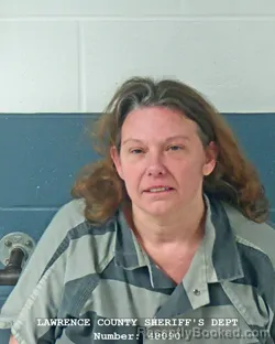 Mugshot of WENDEE LYNN KACZROEK booked in Lawrence County, Indiana on March 23, 2026