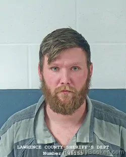 Mugshot of DYLAN SCOTT MORRON booked in Lawrence County, Indiana on March 29, 2026