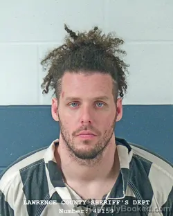 Mugshot of DAVID LEN WILSON booked in Lawrence County, Indiana on March 29, 2026