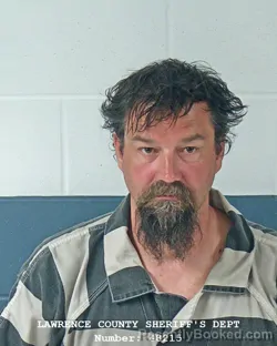 Mugshot of BRIAN LEE WEDDLE booked in Lawrence County, Indiana on April 3, 2026