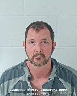 Mugshot of JAMES ROBERT MURRAY booked in Lawrence County, Indiana on May 26, 2026