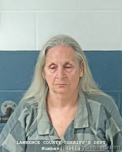 Mugshot of MYRA CAGLE booked in Lawrence County, Indiana on May 22, 2026