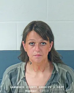 Mugshot of MARISSA RENEE NEWBY booked in Lawrence County, Indiana on May 28, 2026