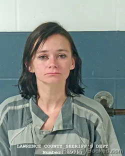 Mugshot of Nikki Nikita Burch booked in Lawrence County, Indiana on August 10, 2026