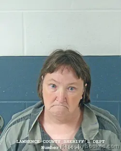 Mugshot of Regina Harvey booked in Lawrence County, Indiana on September 1, 2026