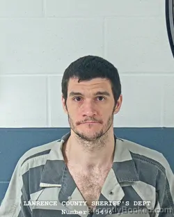 Booking photo from Lawrence County, Indiana