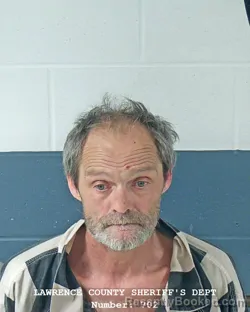 Mugshot of DONALD EDWARD JONES booked in Lawrence County, Indiana on March 18, 2026