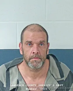 Mugshot of JOSHUA CHAD ERIC HILL booked in Lawrence County, Indiana on July 30, 2026