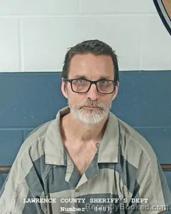 Mugshot of JOHN ALLEN GRIMES booked in Lawrence County, Indiana on May 21, 2026