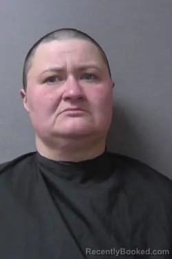 Mugshot of Crystal Danielle Reeves booked in Madison County, Indiana on March 8, 2026