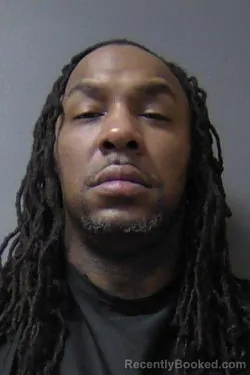 Mugshot of Marquis Ray Burroughs booked in Madison County, Indiana on March 16, 2026