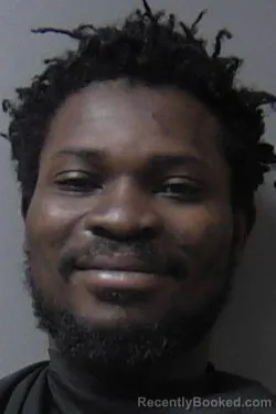 Mugshot of Olamilekan Balogun booked in Madison County, Indiana on March 19, 2026