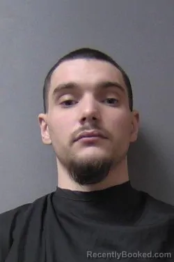 Mugshot of Austin William Nicholas booked in Madison County, Indiana on March 19, 2026